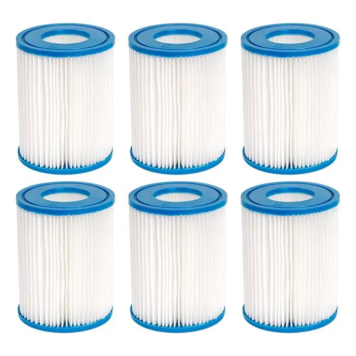 Cartouche filtrante de piscine de type II pour Bestway 58094, Bestway 58383 58386 530/800 GPH, pompe à filtre Lay-Z-Spa
