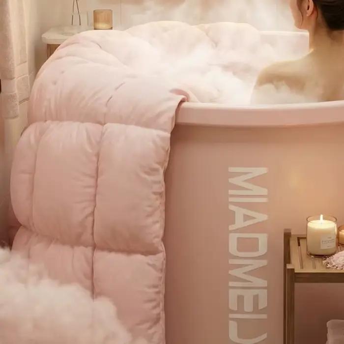 Baignoire hors sol pliable pour adultes