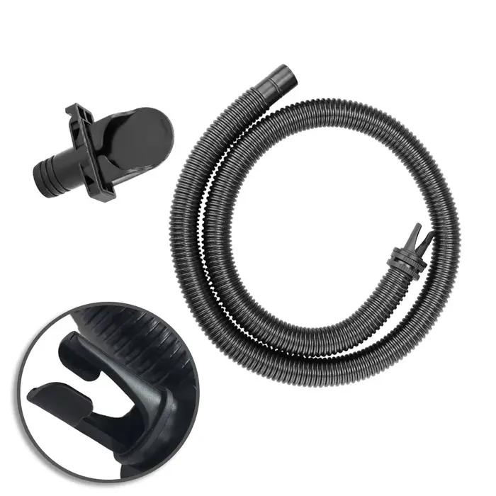 Tuyau de gonflage noir pour spa, fiable, avec kit de joints d'étanchéité