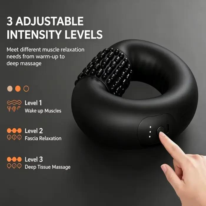 Masseur corporel électrique VamsLuna 3 intensités de vibration pour relaxation fasciale et récupération musculaire usage quotidien occasions spéciales