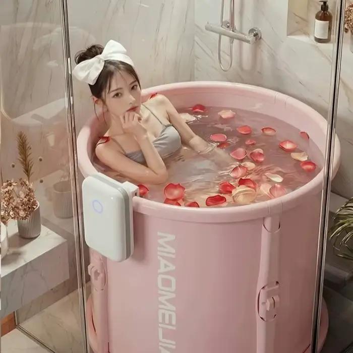 Baignoire hors sol pliable pour adultes