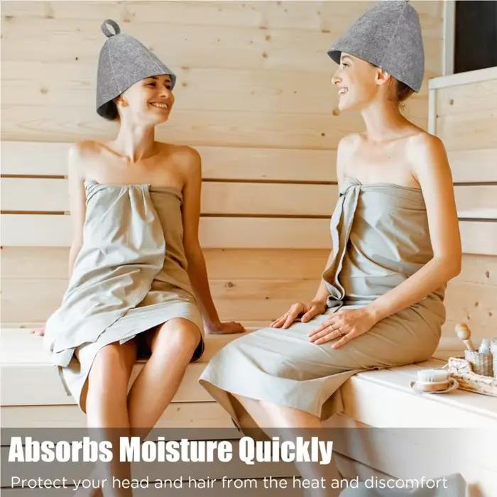 Chapeau de Sauna en laine pour hommes et femmes