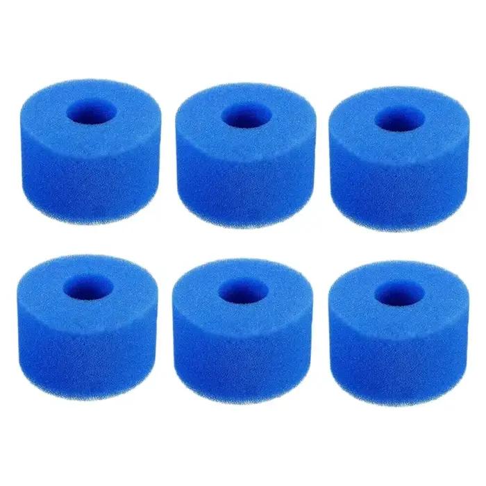 Offre Spéciale : Lot de 6 cartouches filtrantes en mousse réutilisables et lavables pour spa Intex Pure Spa – Promotion – 100 % neuves et de haute qualité