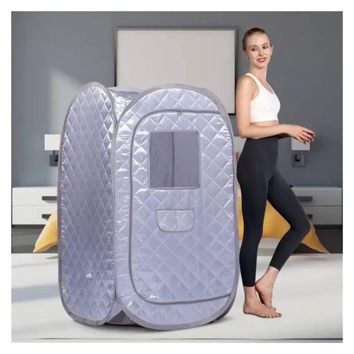 Tente pliante portative de SPA de Sauna de vapeur pour la désintoxication et la transpiration combinée avec le bain de glace pour la sauna à la maison et à l'extérieur