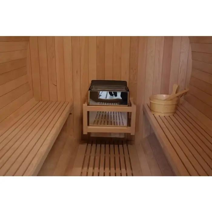 Sauna en bois massif personnalisé pour 1 à 2 personnes
