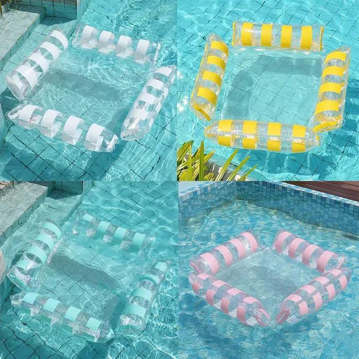 Matelas de piscine flottant gonflable pour adultes, flotteur d'été, radeau de détente, accessoire aquatique pour piscine, plage et lac