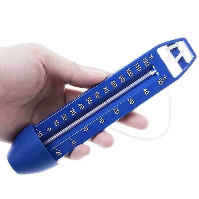 Thermomètre de piscine flottant en plastique de qualité supérieure pour piscine, baignoire, aquarium, idéal pour mesurer la température de l'eau occasions spéciales détente