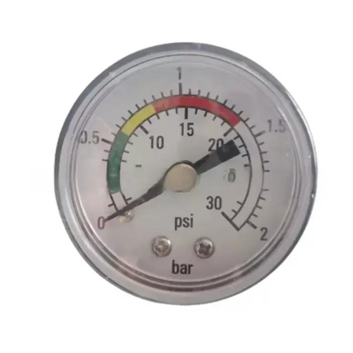 Manometre de pression de voiture pour pompe a filtre a sable INTEX 14 16 pouces acier inoxydable pieces de moteur installation facile double echelle bar psi usage multiple sécurité routière efficacité energetique