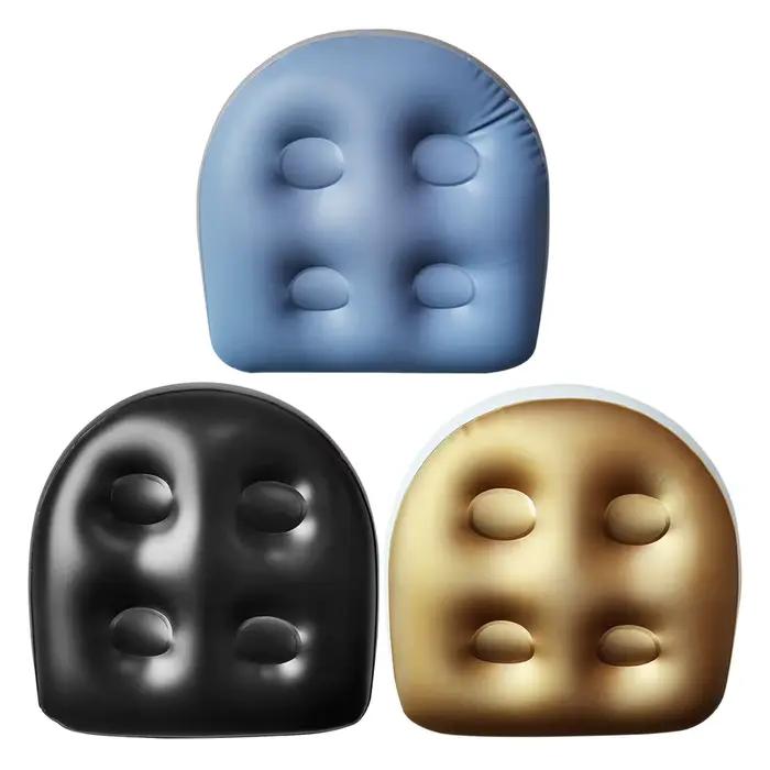Coussin de massage multifonctionnel en PVC pour baignoire, bain à remous, piscine, adulte et enfant, coussin d'assise et oreiller multifonctionnel