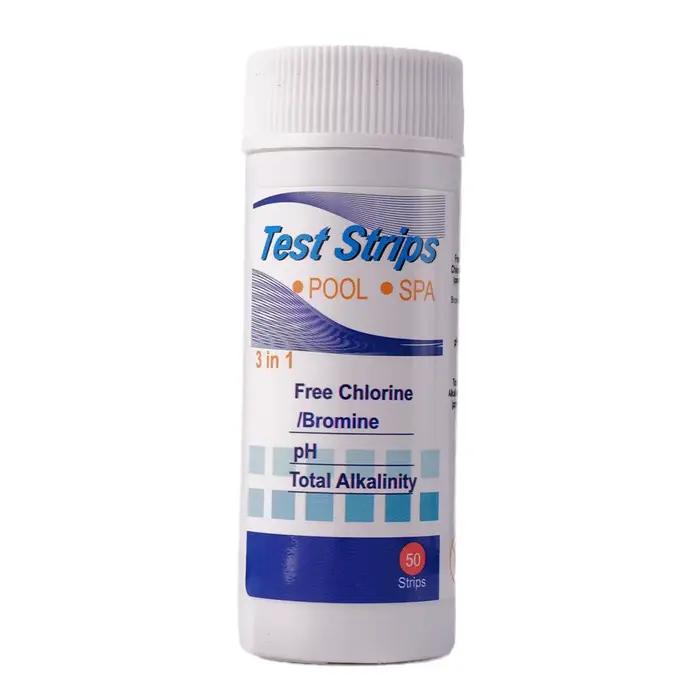 Papier de Test 3 en 1, Immersion du chlore