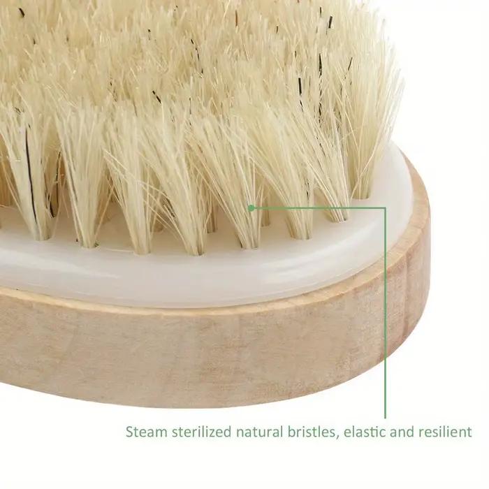 Brosse spa corps pour exfoliation et détente, outil de bien-être pour peau humide ou sèche, massage relaxant et nettoyage doux, cadeau idéal pour soins personnels et bien-être