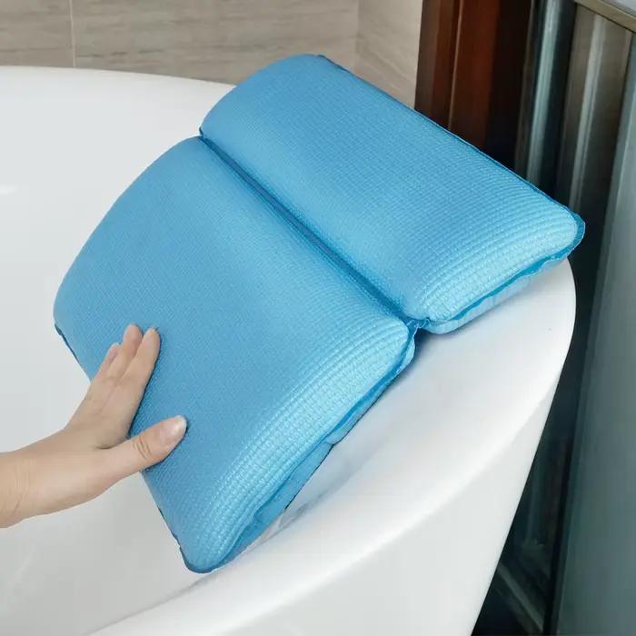 Oreiller de bain en éponge imperméable avec grande ventouse pour une détente sans pareille occasions spéciales relaxation bain spa confort détente